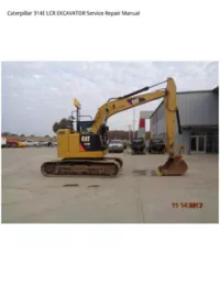 Caterpillar 314E LCR EXCAVATOR Service Repair Manual preview