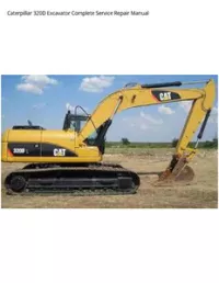 Caterpillar 320D Excavator Complete Service Repair Manual preview