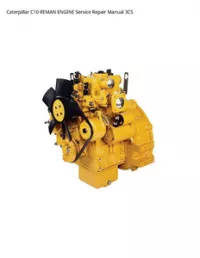 Caterpillar C10 REMAN ENGINE Service Repair Manual 3CS preview