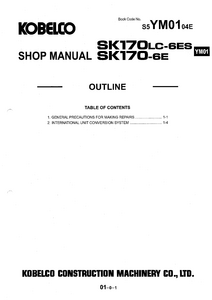 Kobelco SK170-6E manual pdf