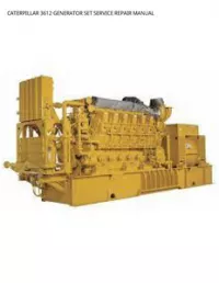 CATERPILLAR 3612 GENERATOR SET SERVICE REPAIR MANUAL preview