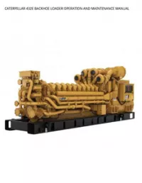 CATERPILLAR 432E BACKHOE LOADER OPERATION AND MAINTENANCE MANUAL preview