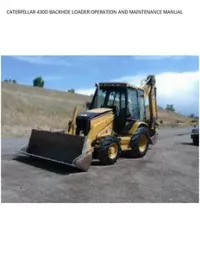 CATERPILLAR 430D BACKHOE LOADER OPERATION AND MAINTENANCE MANUAL preview