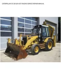 CATERPILLAR 3512B GEN SET ENGINE SERVICE REPAIR MANUAL preview
