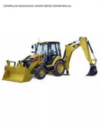 CATERPILLAR 428 BACKHOE LOADER SERVICE REPAIR MANUAL preview