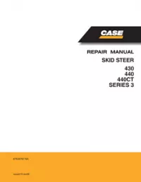 Case 430   440   440CT Series 3 Skid Steer Loader Service Repair Manual preview