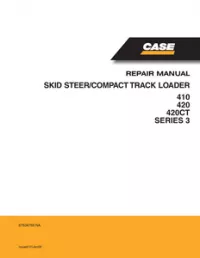 Case 410 / 420 SKid Steer Service Repair Manual preview