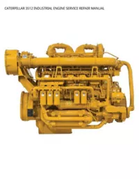 CATERPILLAR 3512 INDUSTRIAL ENGINE SERVICE REPAIR MANUAL preview