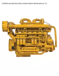 CATERPILLAR 3508 INDUSTRIAL ENGINE SERVICE REPAIR MANUAL 1ZF preview