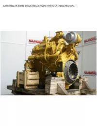 CATERPILLAR 3408E INDUSTRIAL ENGINE PARTS CATALOG MANUAL preview