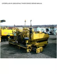 CATERPILLAR AP-200B ASPHALT PAVER SERVICE REPAIR MANUAL preview