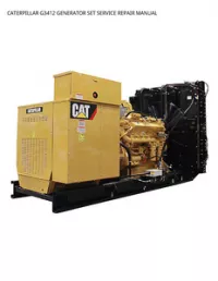CATERPILLAR G3412 GENERATOR SET SERVICE REPAIR MANUAL preview