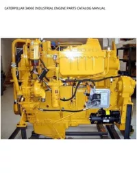 CATERPILLAR 3406E INDUSTRIAL ENGINE PARTS CATALOG MANUAL preview