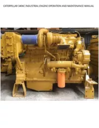 CATERPILLAR 3406C INDUSTRIAL ENGINE OPERATION AND MAINTENANCE MANUAL preview