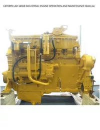 CATERPILLAR 3406B INDUSTRIAL ENGINE OPERATION AND MAINTENANCE MANUAL preview