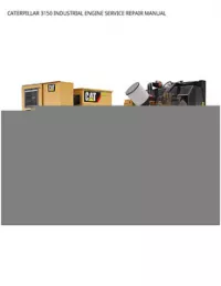 CATERPILLAR 3150 INDUSTRIAL ENGINE SERVICE REPAIR MANUAL preview