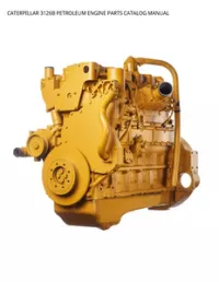 CATERPILLAR 3126B PETROLEUM ENGINE PARTS CATALOG MANUAL preview