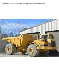 CATERPILLAR D35C ARTICULATED TRUCK SERVICE REPAIR MANUAL preview