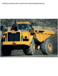 CATERPILLAR D350E ARTICULATED TRUCK SERVICE REPAIR MANUAL preview