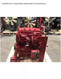 CATERPILLAR 3114 INDUSTRIAL ENGINE PARTS CATALOG MANUAL preview