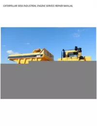 CATERPILLAR 3056 INDUSTRIAL ENGINE SERVICE REPAIR MANUAL preview