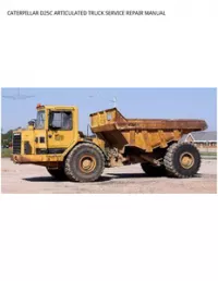 CATERPILLAR D25C ARTICULATED TRUCK SERVICE REPAIR MANUAL preview