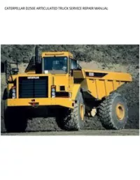 CATERPILLAR D250E ARTICULATED TRUCK SERVICE REPAIR MANUAL preview