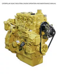 CATERPILLAR 3024C INDUSTRIAL ENGINE OPERATION AND MAINTENANCE MANUAL preview