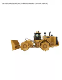 CATERPILLAR 836 LANDFILL COMPACTOR PARTS CATALOG MANUAL preview