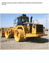 CATERPILLAR 826G LANDFILL COMPACTOR OPERATION AND MAINTENANCE MANUAL preview