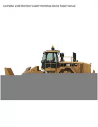 Caterpillar 232D Skid Steer Loader Workshop Service Repair Manual preview