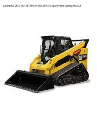 Caterpillar 287D MULTI TERRAIN LOADER STK Spare Parts Catalog Manual preview