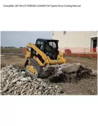 Caterpillar 287 MULTI TERRAIN LOADER CNY Spare Parts Catalog Manual preview