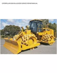 CATERPILLAR 826B BULLDOZER SERVICE REPAIR MANUAL preview