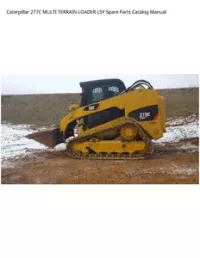 Caterpillar 277C MULTI TERRAIN LOADER L5Y Spare Parts Catalog Manual preview