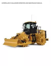CATERPILLAR 815 BULLDOZER OPERATION AND MAINTENANCE MANUAL preview
