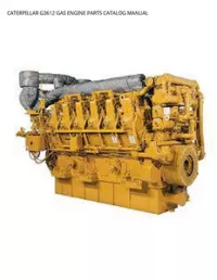 CATERPILLAR G3612 GAS ENGINE PARTS CATALOG MANUAL preview