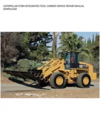 CATERPILLAR IT38H INTEGRATED TOOL CARRIER SERVICE REPAIR MANUAL DOWNLOAD preview