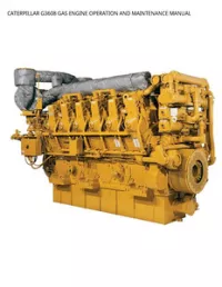 CATERPILLAR G3608 GAS ENGINE OPERATION AND MAINTENANCE MANUAL preview