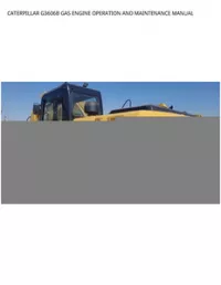 CATERPILLAR G3606B GAS ENGINE OPERATION AND MAINTENANCE MANUAL preview