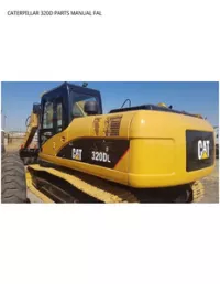 CATERPILLAR 320D PARTS MANUAL FAL preview