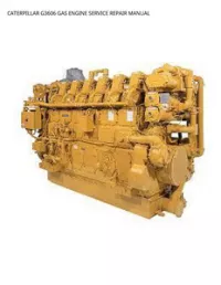CATERPILLAR G3606 GAS ENGINE SERVICE REPAIR MANUAL preview