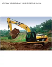 CATERPILLAR G3520B PETROLEUM ENGINE SERVICE REPAIR MANUAL preview