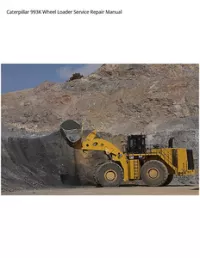 Caterpillar 993K Wheel Loader Service Repair Manual preview