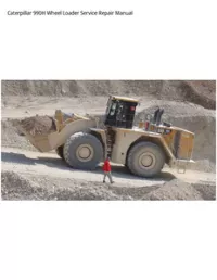 Caterpillar 990H Wheel Loader Service Repair Manual preview