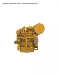 Caterpillar 834H Wheel Tractor Service Repair Manual BTX preview