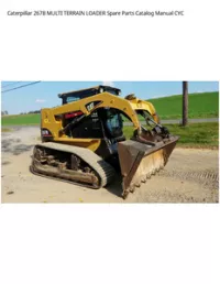 Caterpillar 267B MULTI TERRAIN LOADER Spare Parts Catalog Manual CYC preview