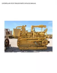 CATERPILLAR VFS70 TRAILER PARTS CATALOG MANUAL preview