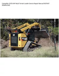 Caterpillar 297D XHP Multi Terrain Loader Service Repair Manual INSTANT DOWNLOAD preview