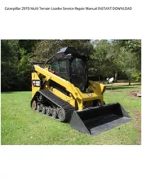 Caterpillar 297D Multi Terrain Loader Service Repair Manual INSTANT DOWNLOAD preview